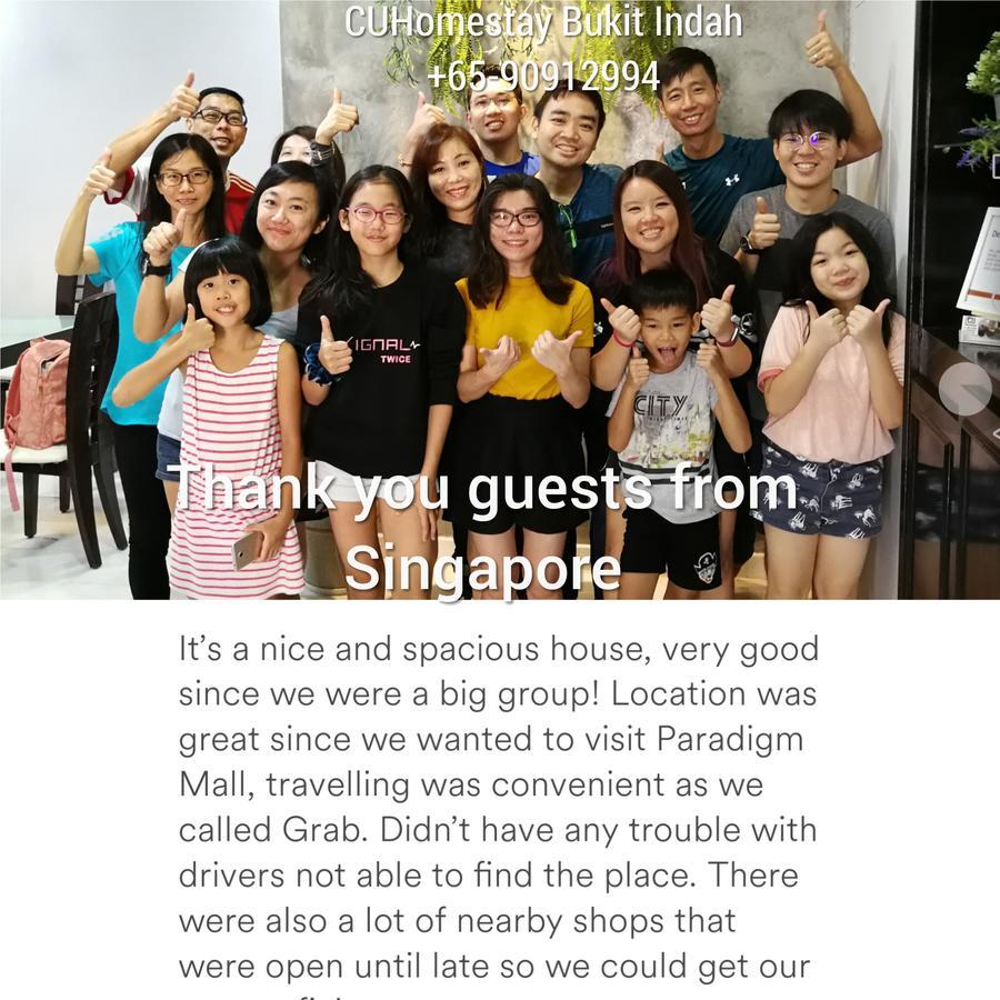 Jb Homestay Bukit Indah Wifi Ciq Mall Legoland Free Parking Johor Bahru Bagian luar foto
